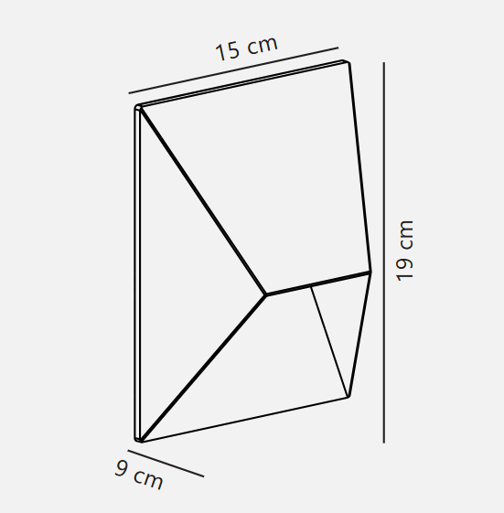 Pontio 15'/27' Wall light- Various Finishes