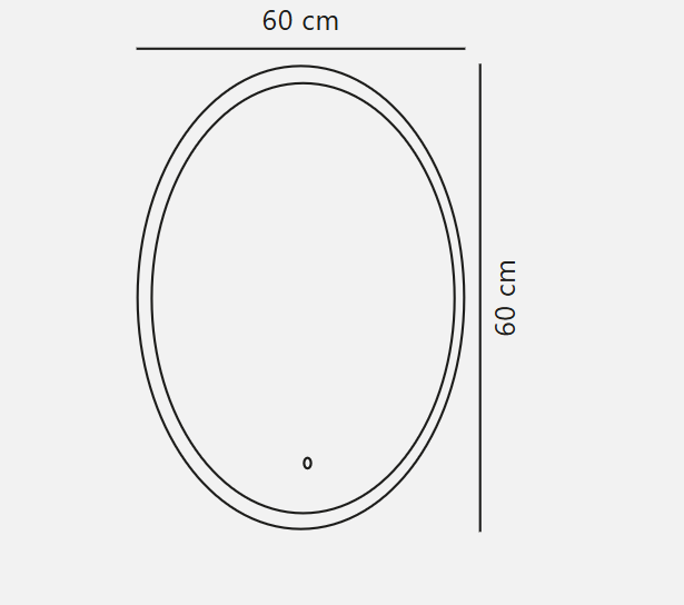 Dovina Bathroom Mirror- Clear