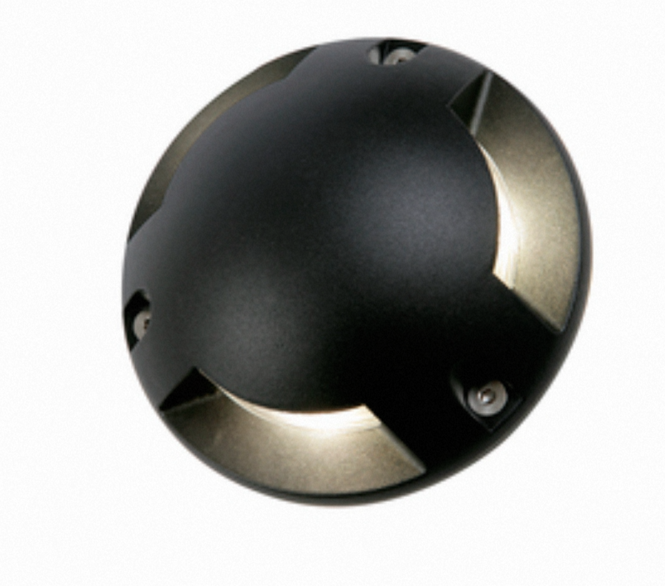 Scout Surface Mount Ground Light- Black Finish