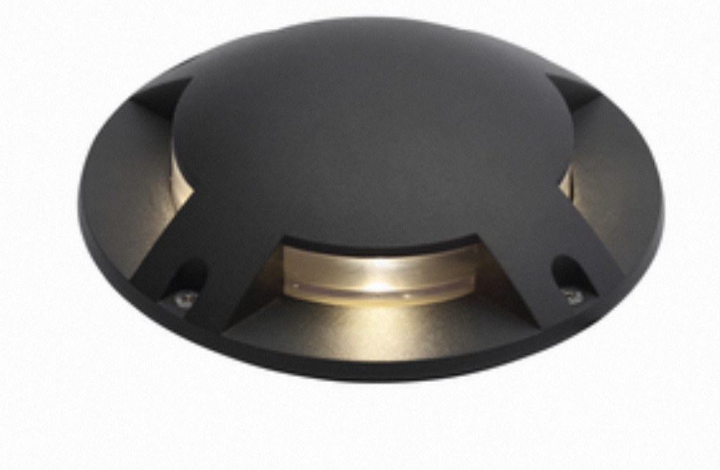 Scout Surface Mount Ground Light- Black Finish