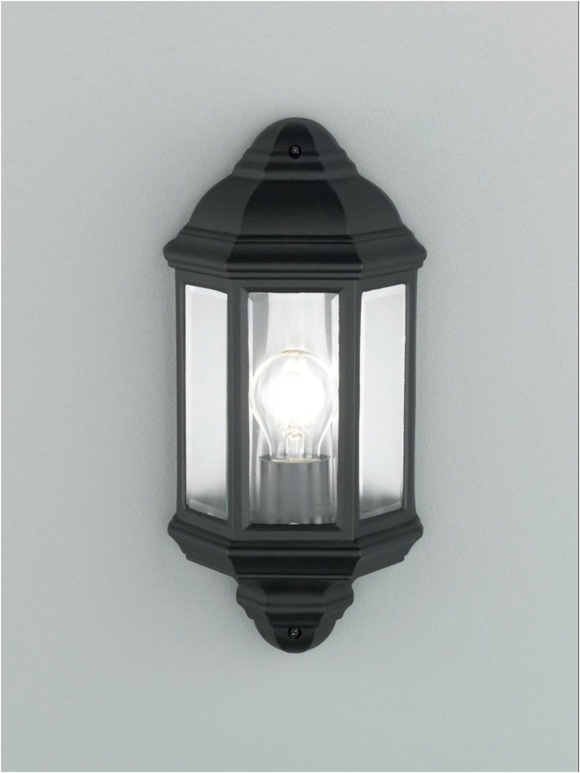 Winford Outdoor Flush Light IP44 - Black