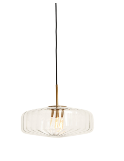 PLEAT Hanging Lamp - 30cm Glass Various Finishes