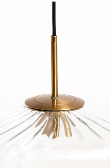 Pleat 30cm/40cm Hanging Lamp- Various Finishes