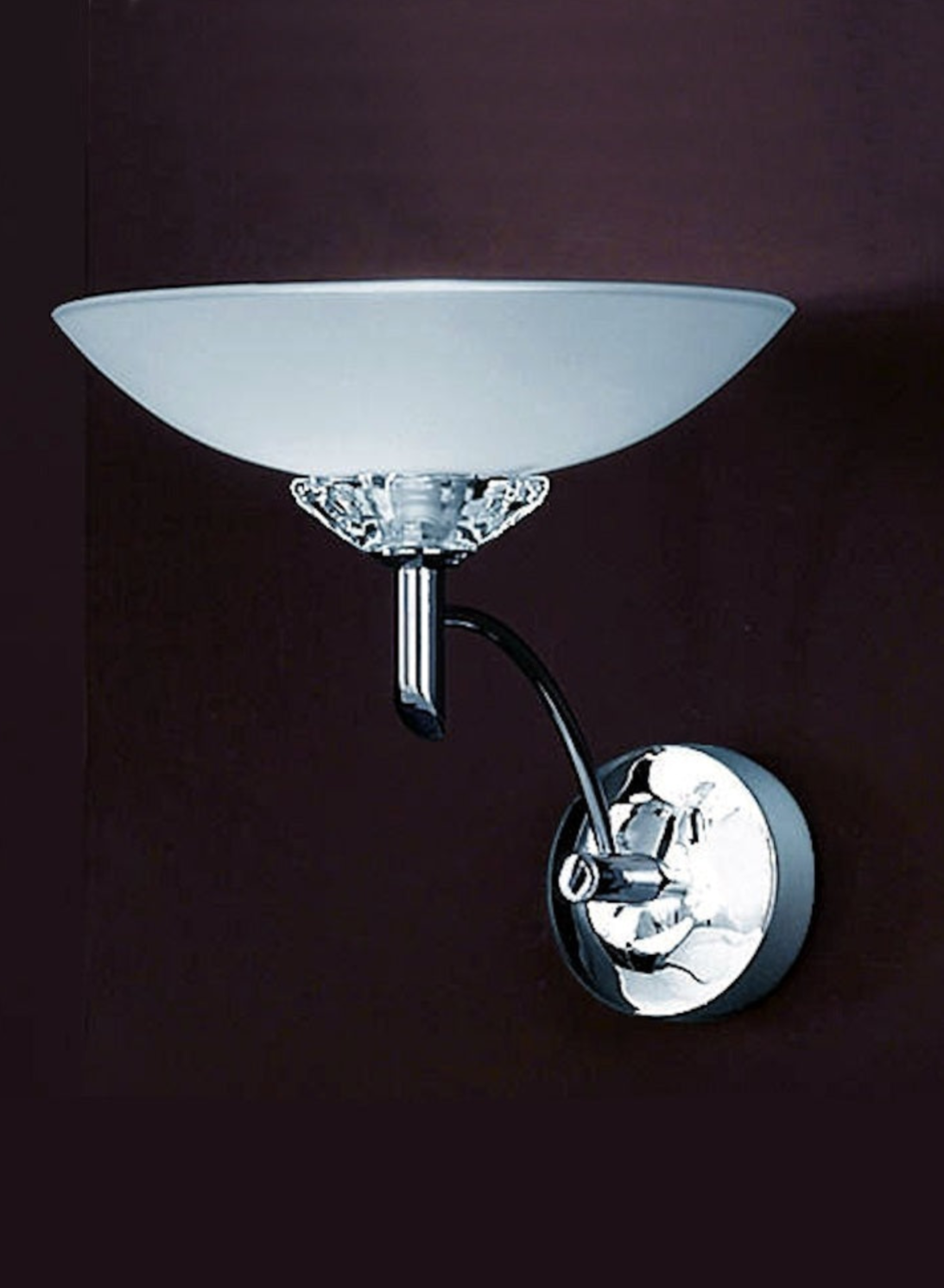 Negroni 1/2Lt Wall Bracket - Chrome/Bronze Finish