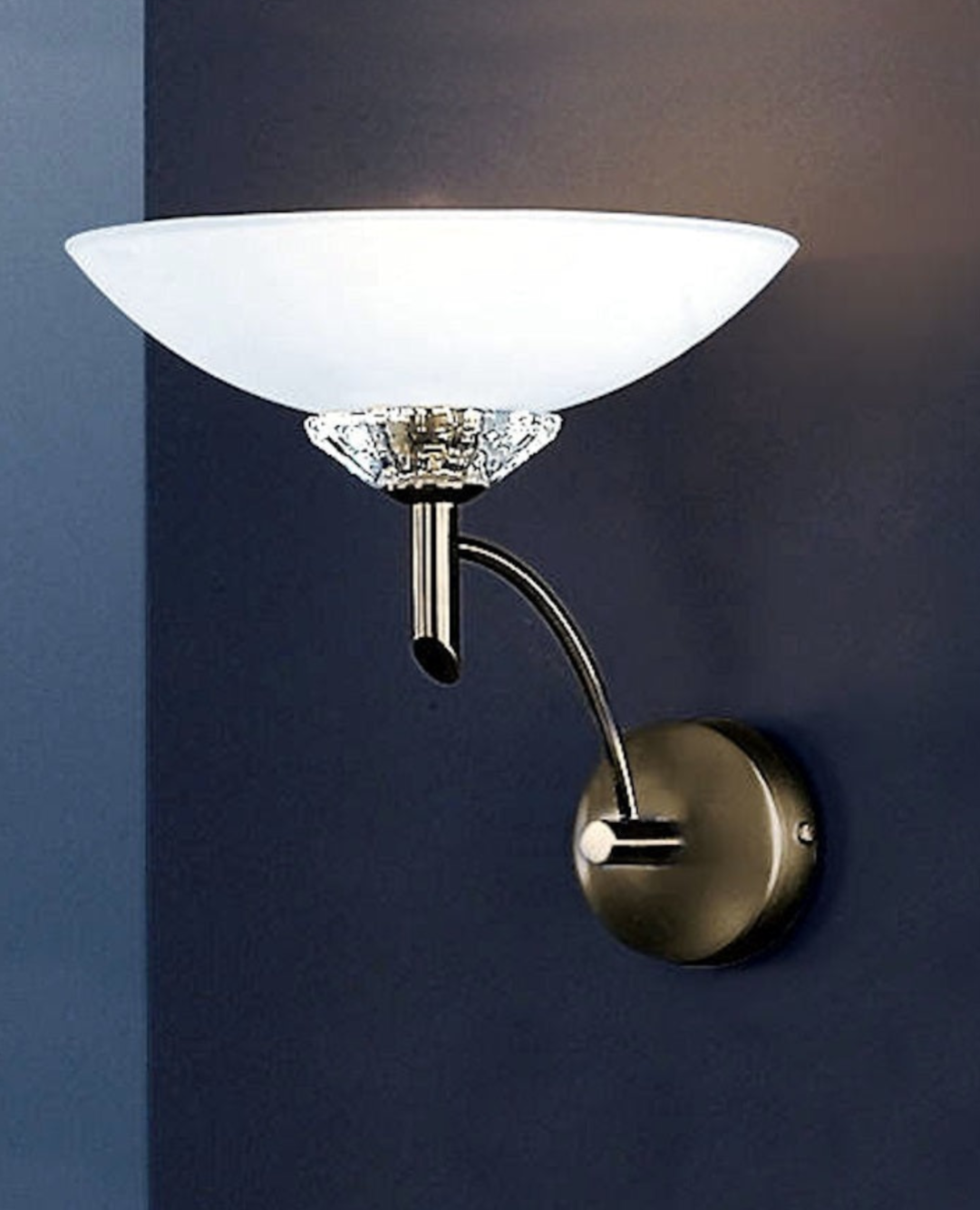 Negroni 1/2Lt Wall Bracket - Chrome/Bronze Finish
