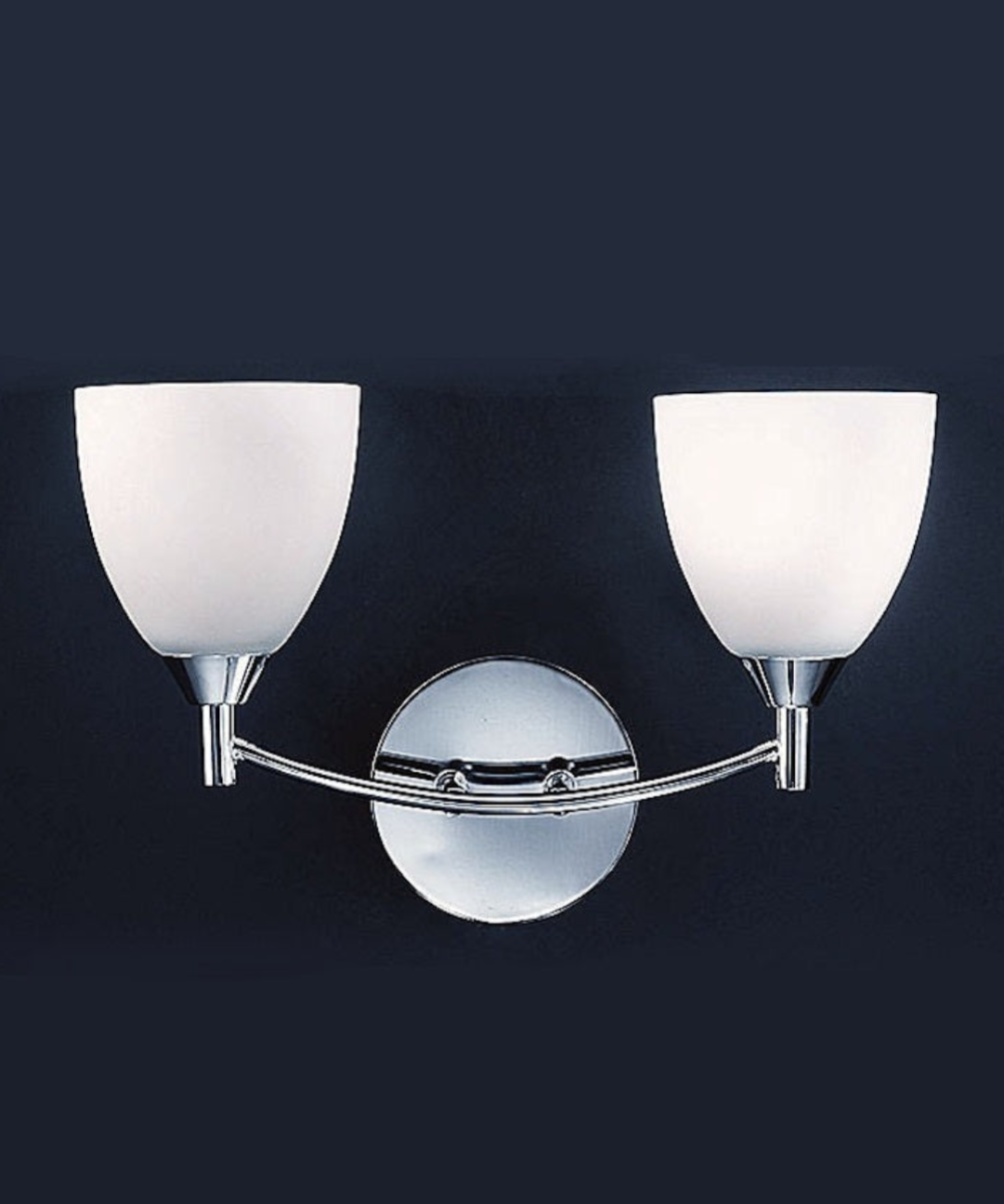 Emma 1/2Lt Wall Bracket - Chrome/Bronze Finish