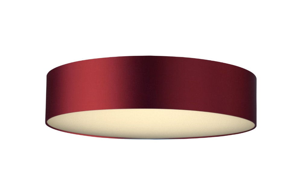 Paolo 3/4 Lt Flush Light-  Bespoke and Polished Chrome With Bespoke Shade