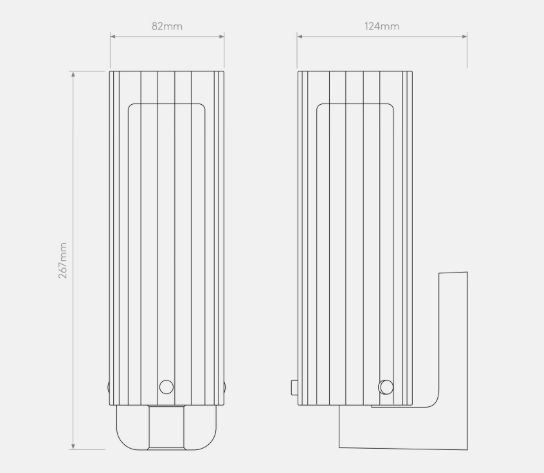 Ottavino Wall Bathroom Light, Dimmable IP44- Various Finishes