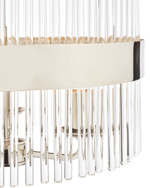 Alexa 3/5 Light Pendant-  Matt Antique Brass/ Polished Nickel