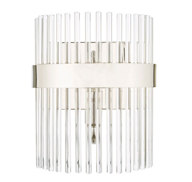 Alexa Wall Light- Matt Antique Brass/ Polished Nickel Finish