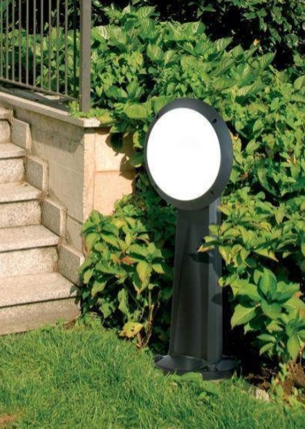 Gabri Remi Lucia 1 Light E27 Post Mini/Medium Grey/Black