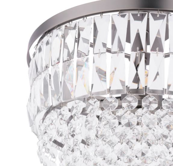 Rhosill 3 Lt Semi-Flush Light- Aged Pewter/ Antique Brass