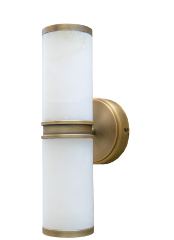Eloise Single/ Double Alabaster Wall Lamp