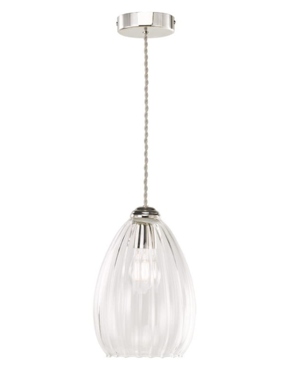 Valora Pendant Light- Antique Bronze/  Polished Nickel