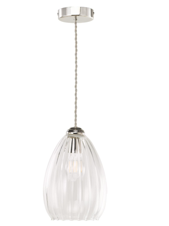 Valora Pendant Light- Antique Bronze/  Polished Nickel