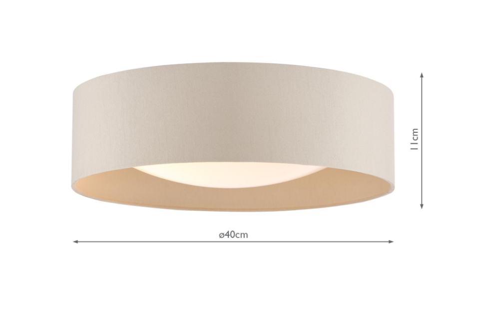 Nysa 2/3Lt Flush Light- Various Finishes