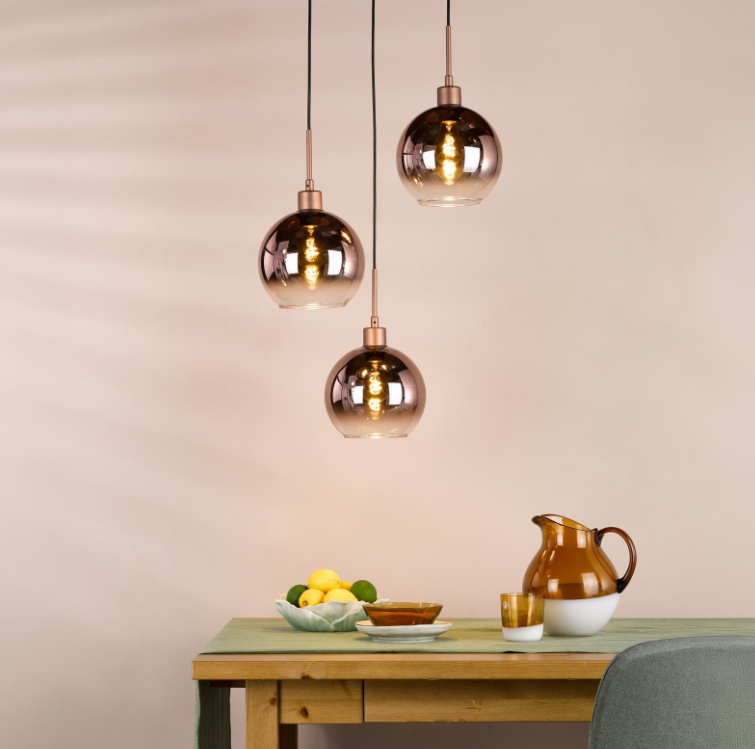 Lycia 3 Light Cluster Pendant- Various Finishes