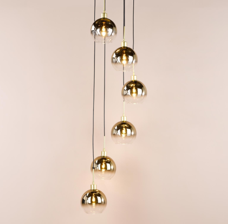 Lycia 6 Light Cluster Pendant- Various Finishes