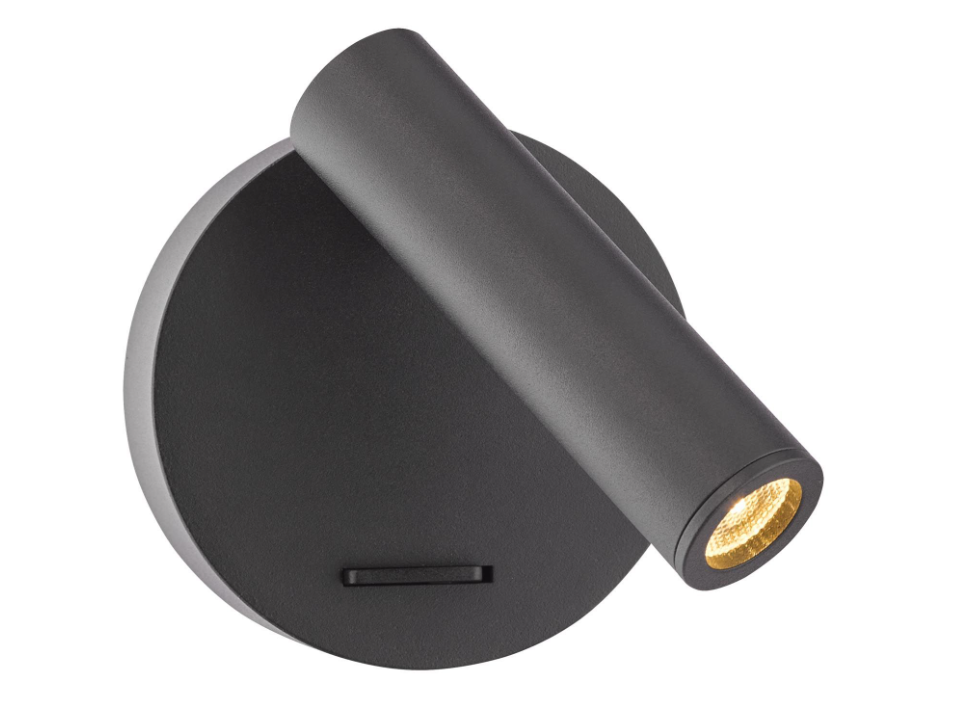 Itala LED Single Spotlight- Antique Bronze/ Matt Black