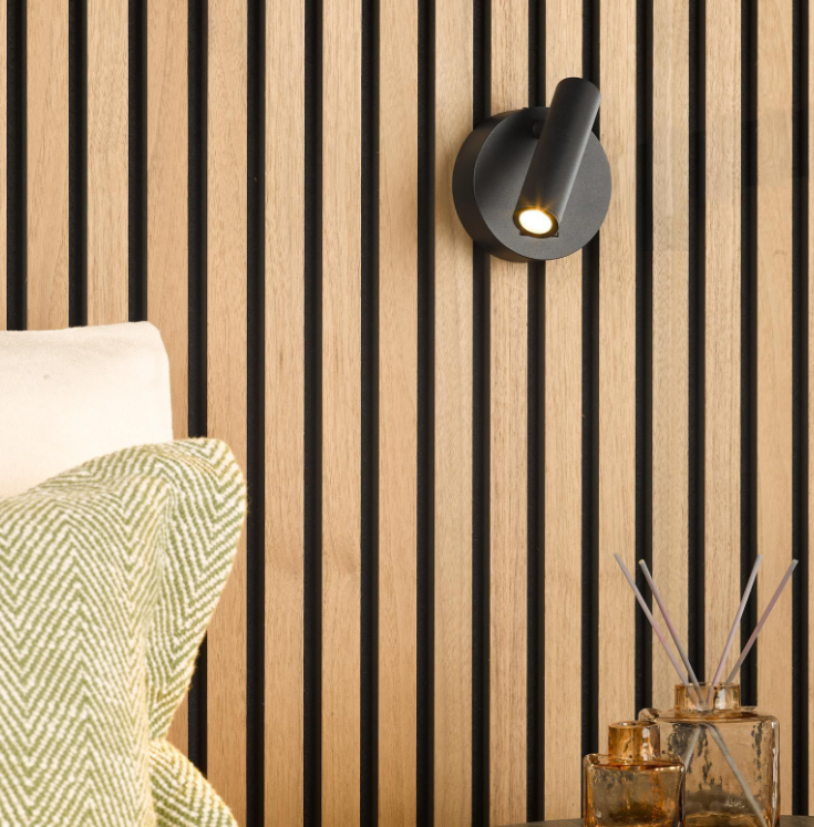 Itala LED Single Spotlight- Antique Bronze/ Matt Black
