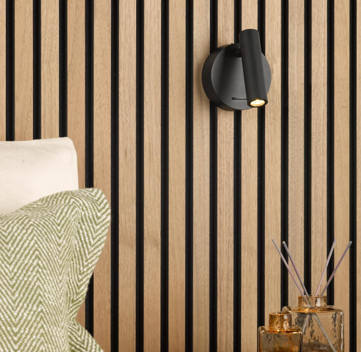 Itala LED Single Spotlight- Antique Bronze/ Matt Black