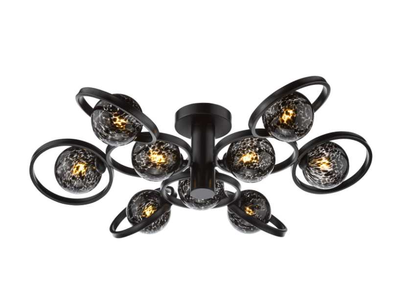 Lynette 9Lt Semi-Flush Light - Various Finishes