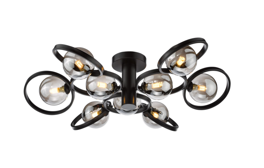 Lynette 9Lt Semi-Flush Light - Various Finishes