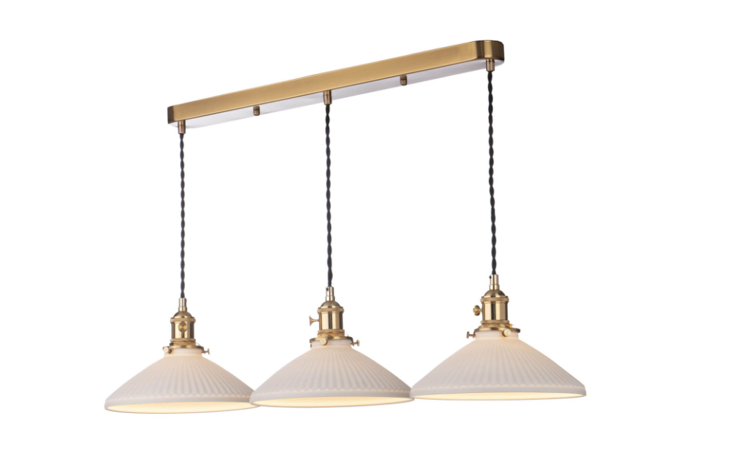 Hadano 3 Light Kitchen Light  -  Various Finishes