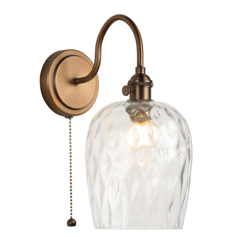 Hadano Wall Light- Antique Bronze with Various Finishes