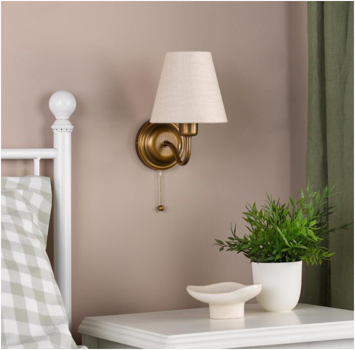 Elara Wall Lamp- Antique Bronze with Various Finishes