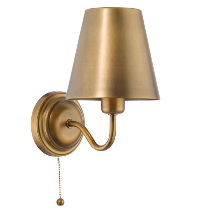 Elara Wall Lamp- Antique Bronze with Various Finishes
