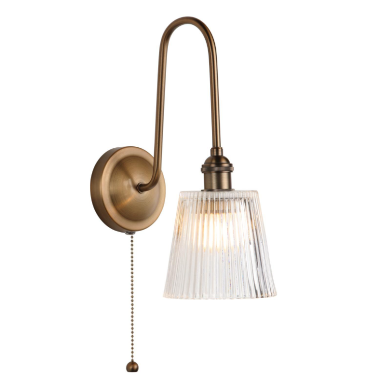 Hadano Tall Wall Light- Antique Bronze with Various Finishes
