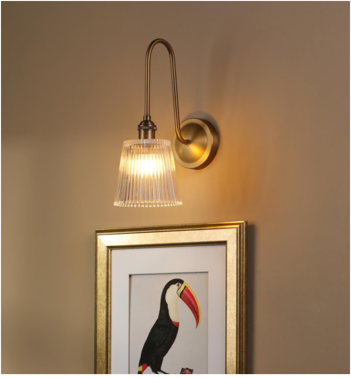 Hadano Tall Wall Light- Antique Bronze with Various Finishes