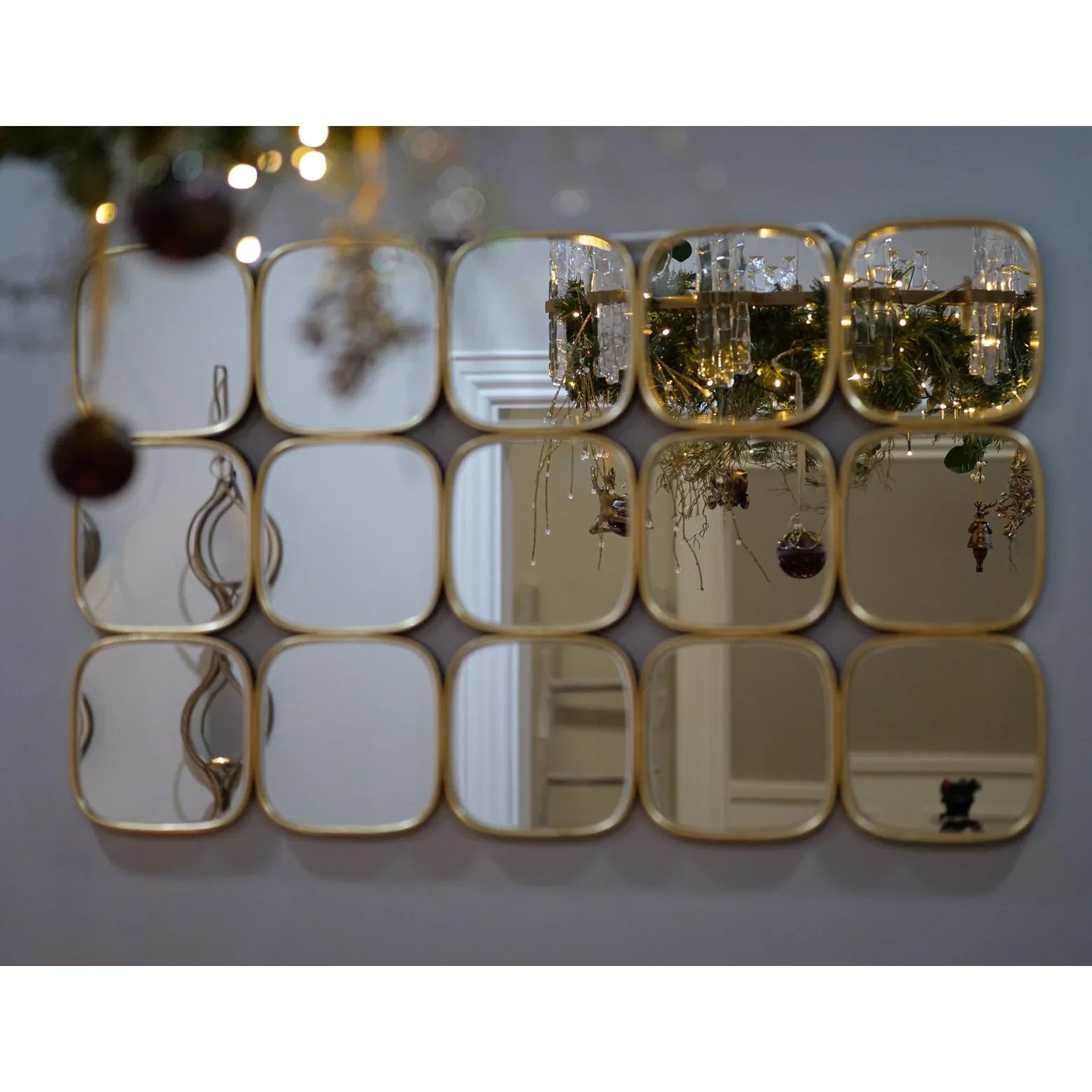 Nyla Mirror - Gold Finish