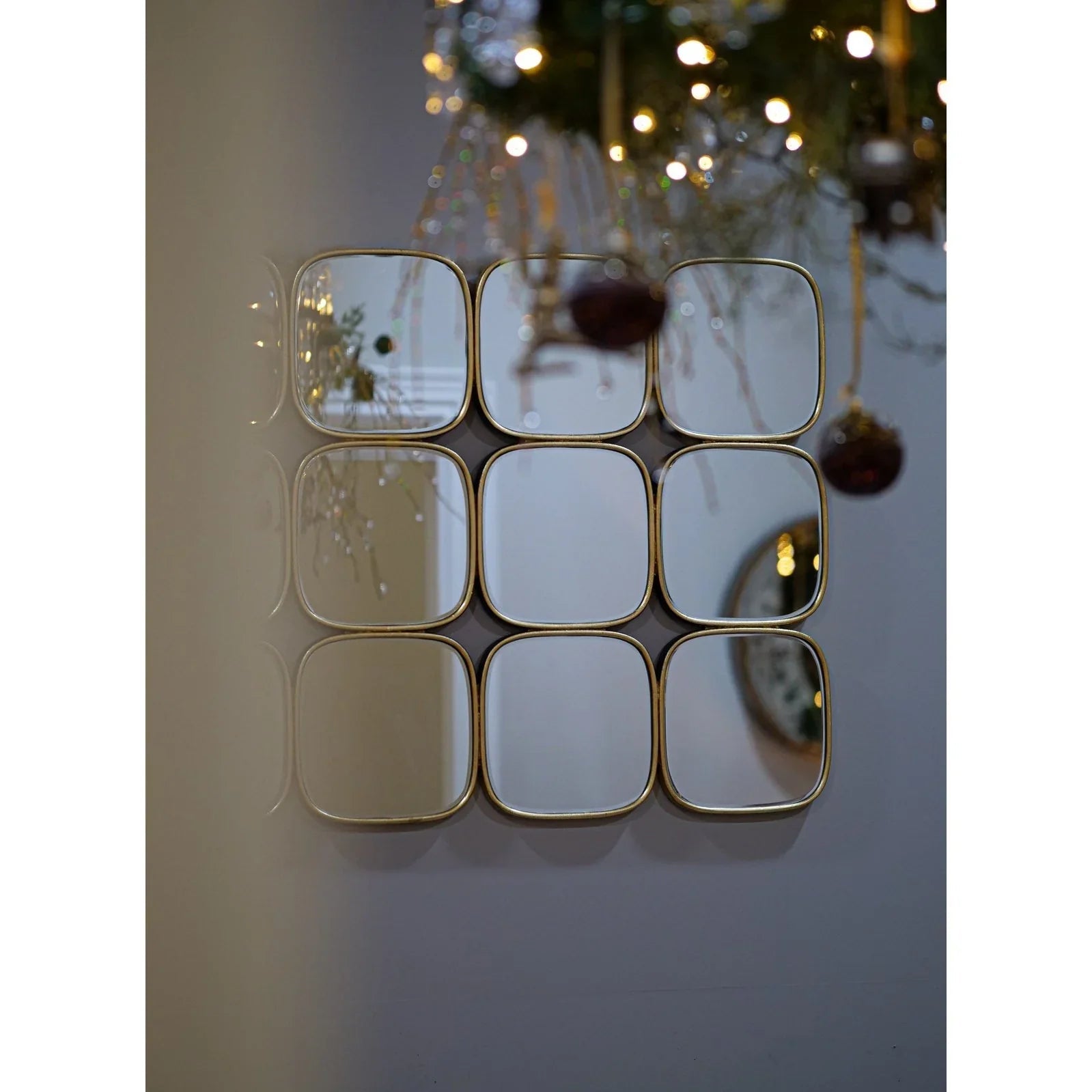 Nyla Mirror - Gold Finish