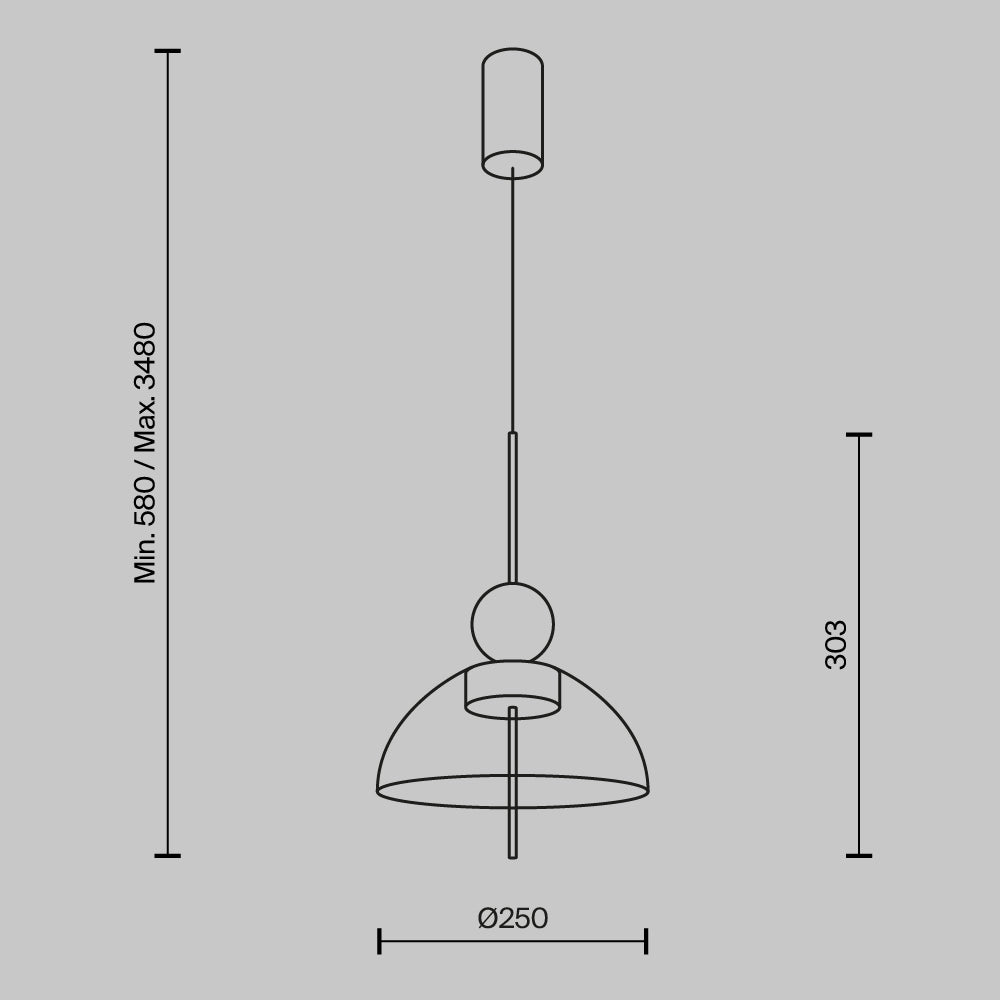 Bangkok Pendant Light- Various Finishes & Style