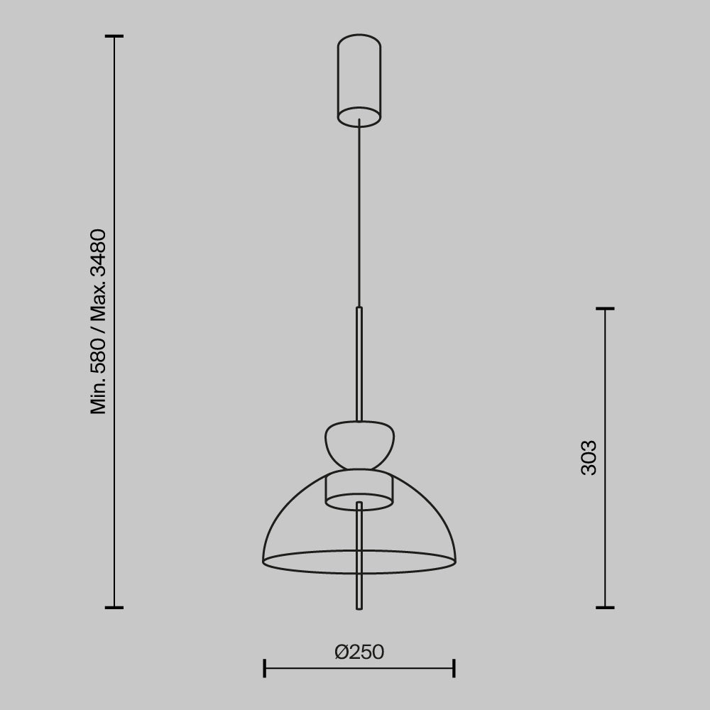 Bangkok Pendant Light- Various Finishes & Style