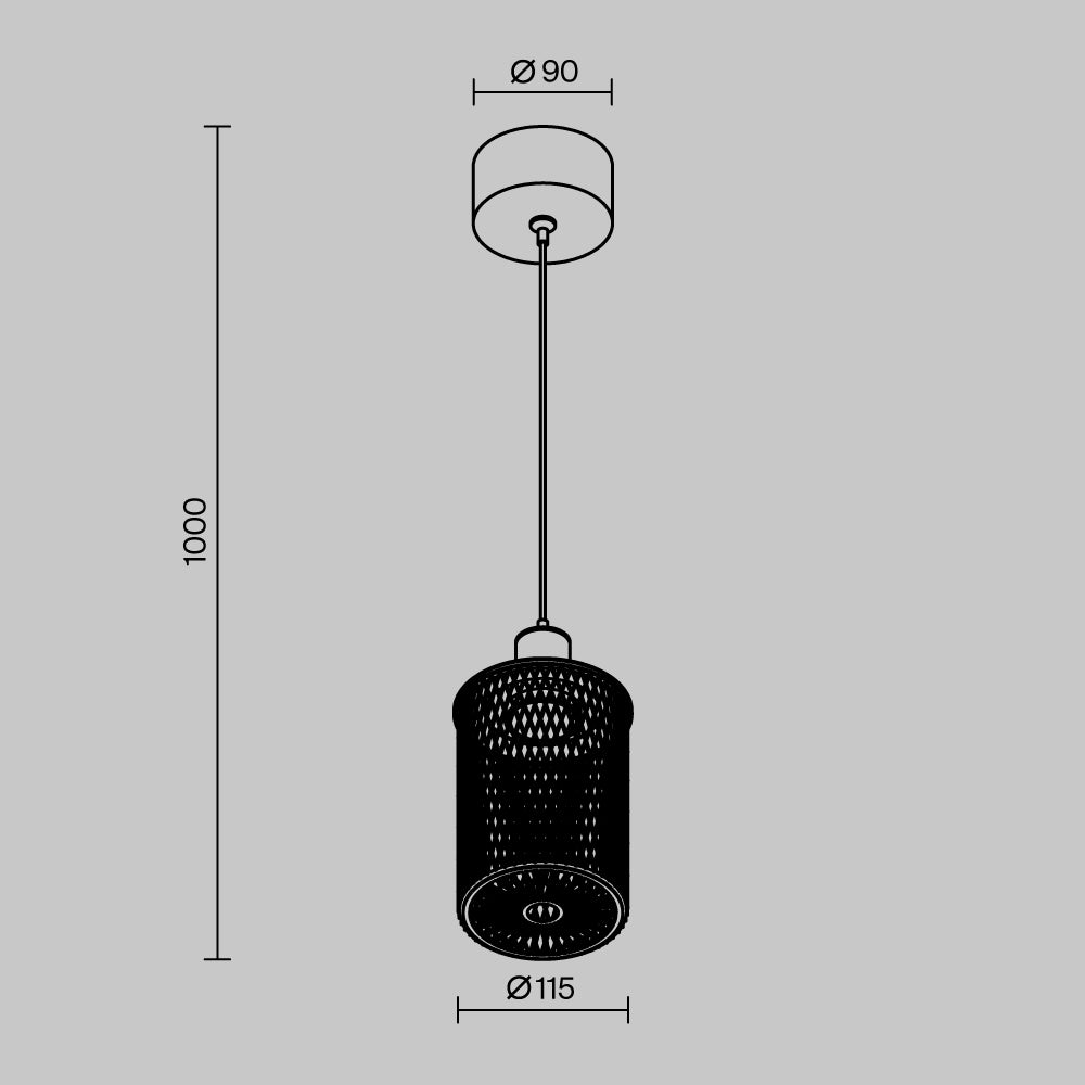 Latticea Outdoor Pendant
