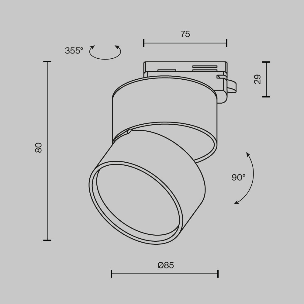 ONDA Unity Track Lighting -Integrated LED