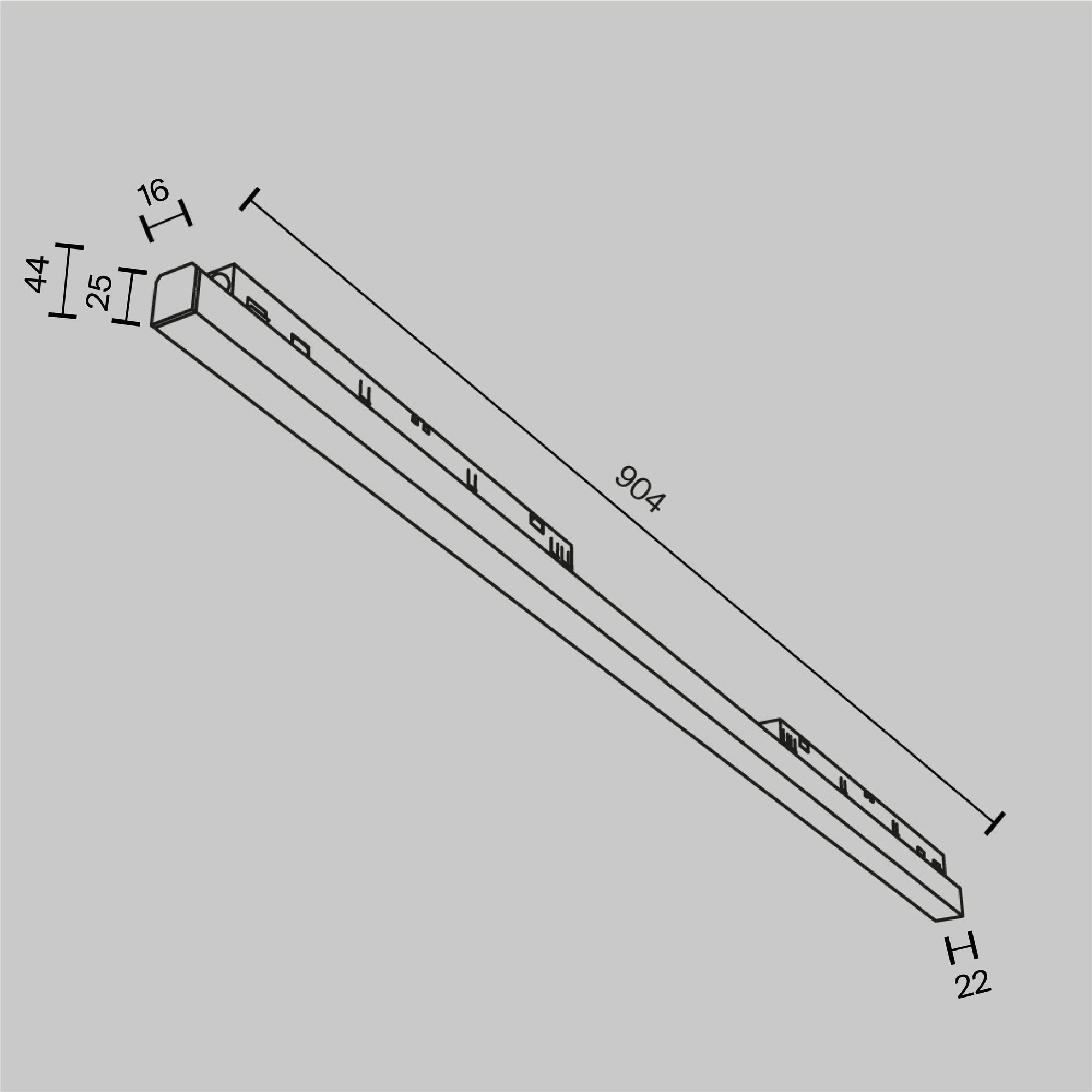 Track luminaire Basis Exility 2700-6000K Dim Dali1