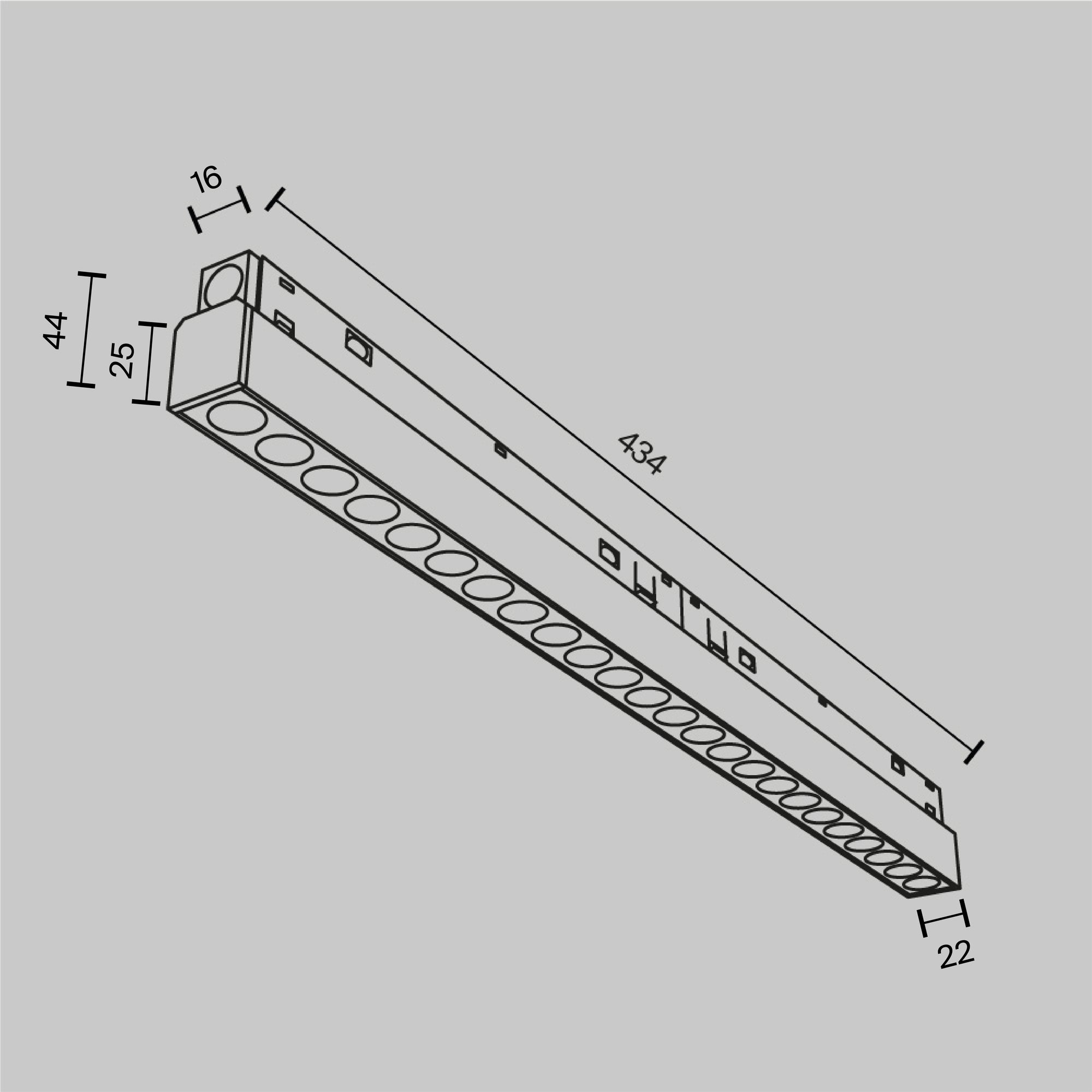 Track luminaire Points Exility 2700-6000K 36° Dim Dali1