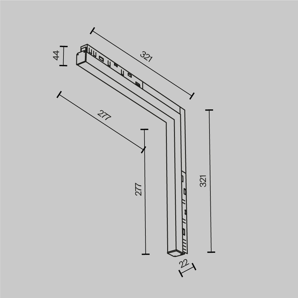 Track luminaire Basis Exility 3000-6000K 24W 120° Dim Smart