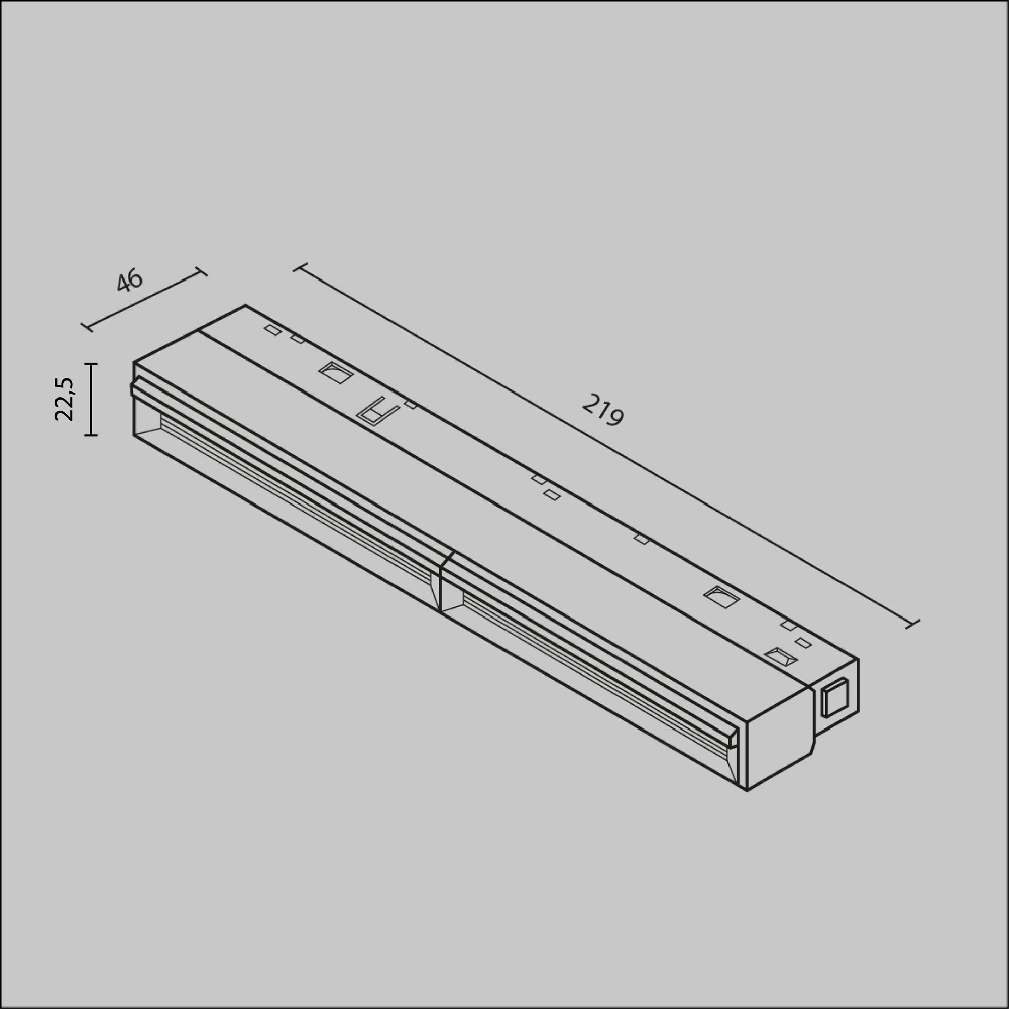 Track luminaire Parete Exility 2700-6000K 120°