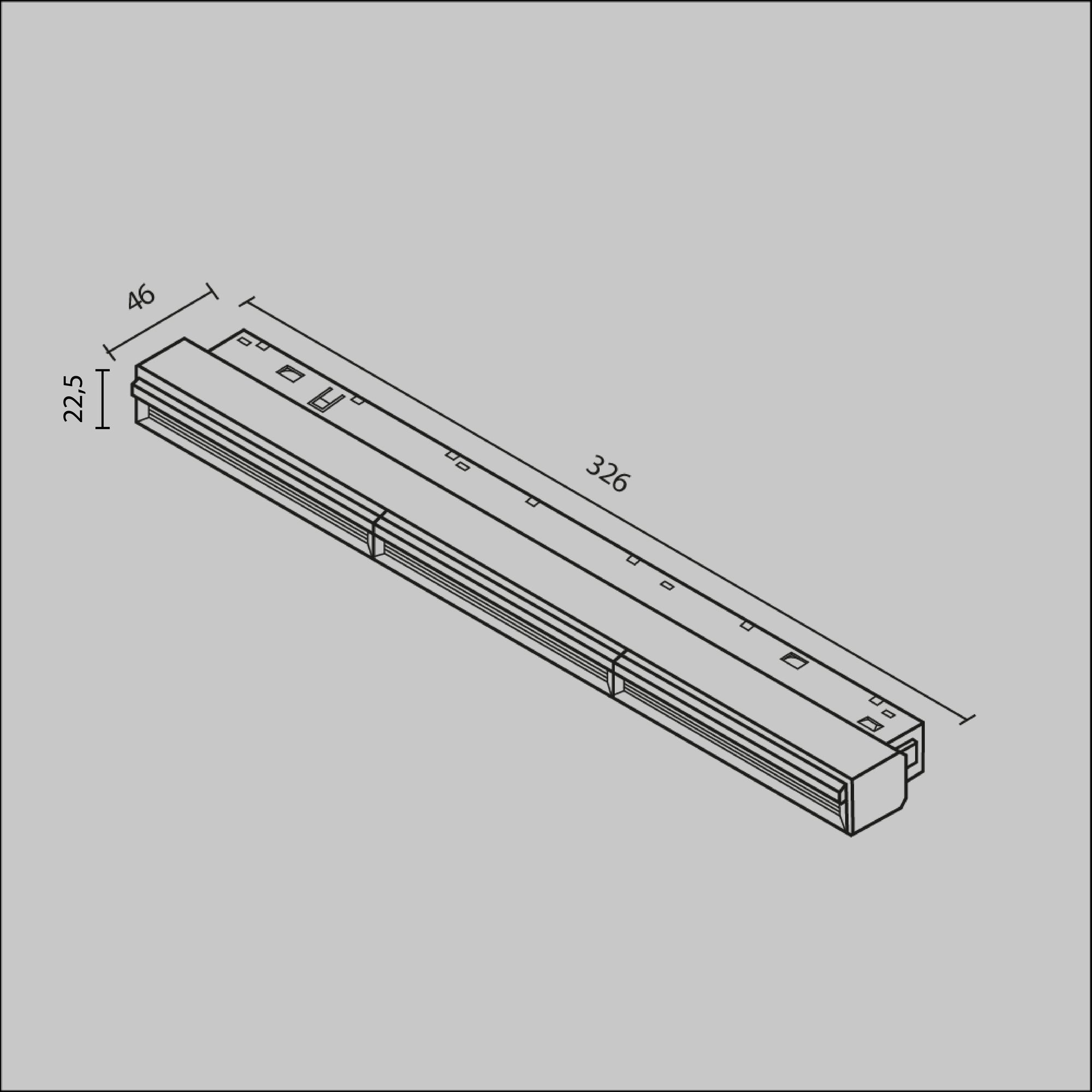 Track luminaire Parete Exility 2700-6000K 120°
