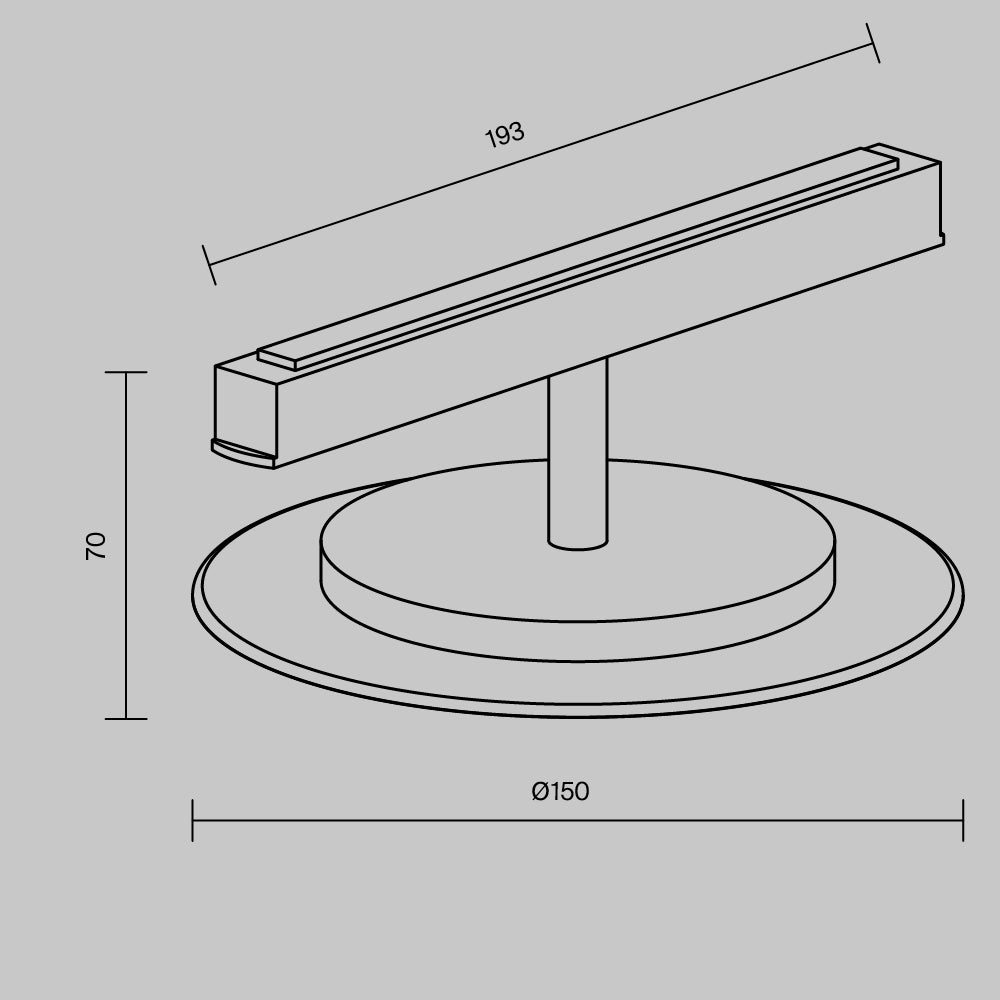 Track luminaire Relax Exility 3000K 5W 120°