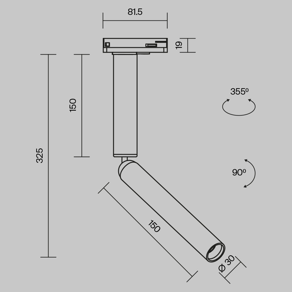 Focus Unity Dual Track Lighting -Integrated LED