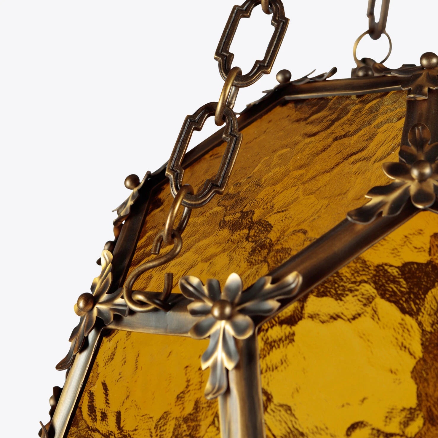Amber Architectural Lantern