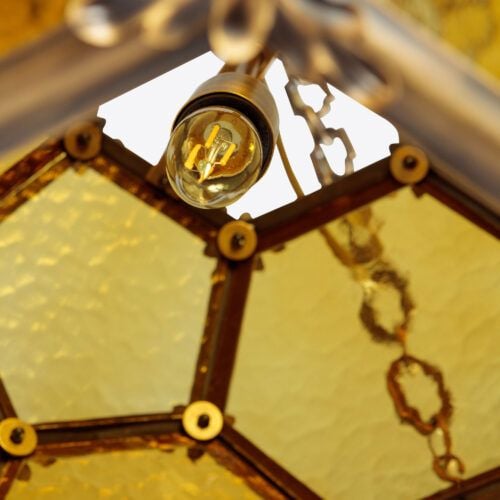 Amber Architectural Lantern