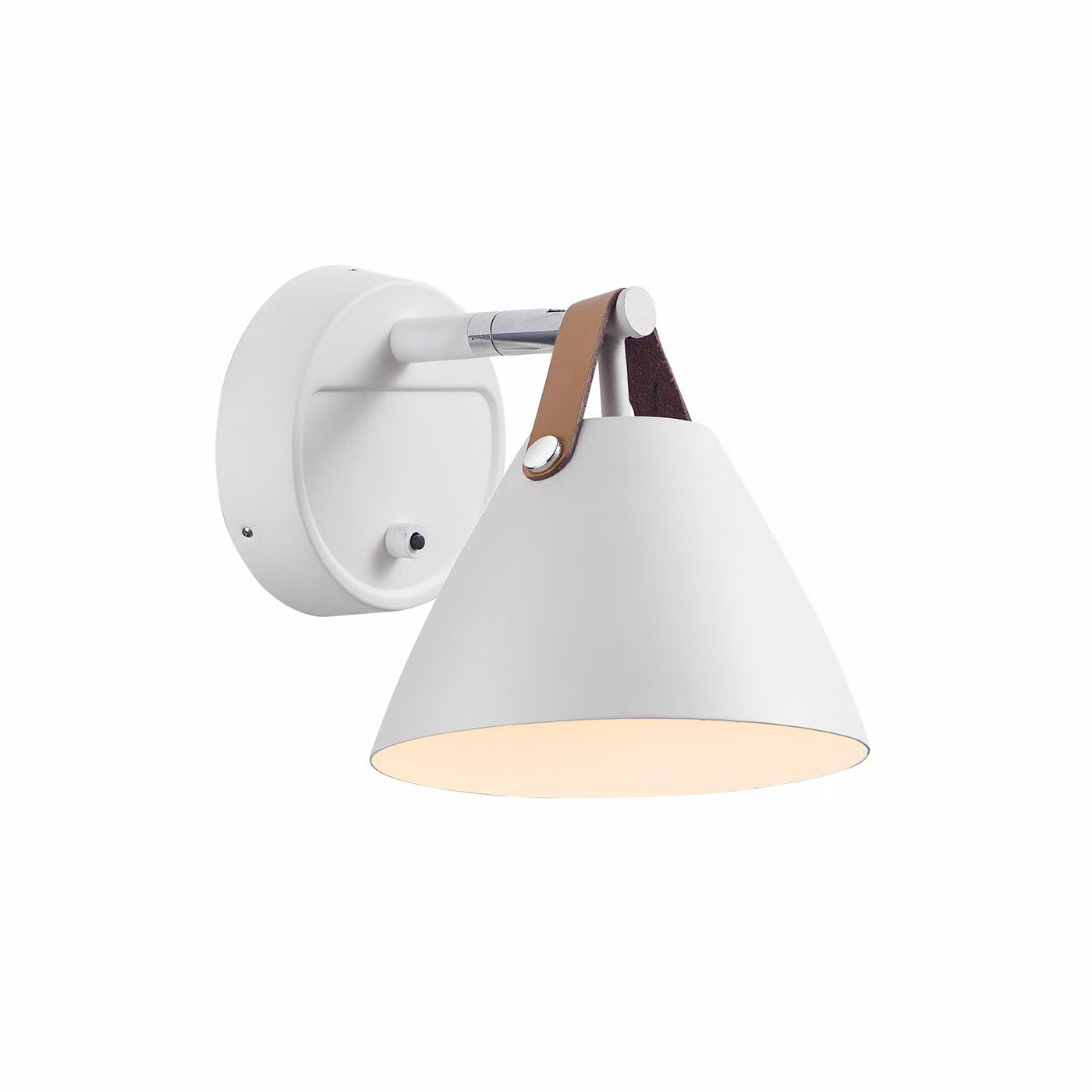 Strap 15' Wall Light- Black/ White