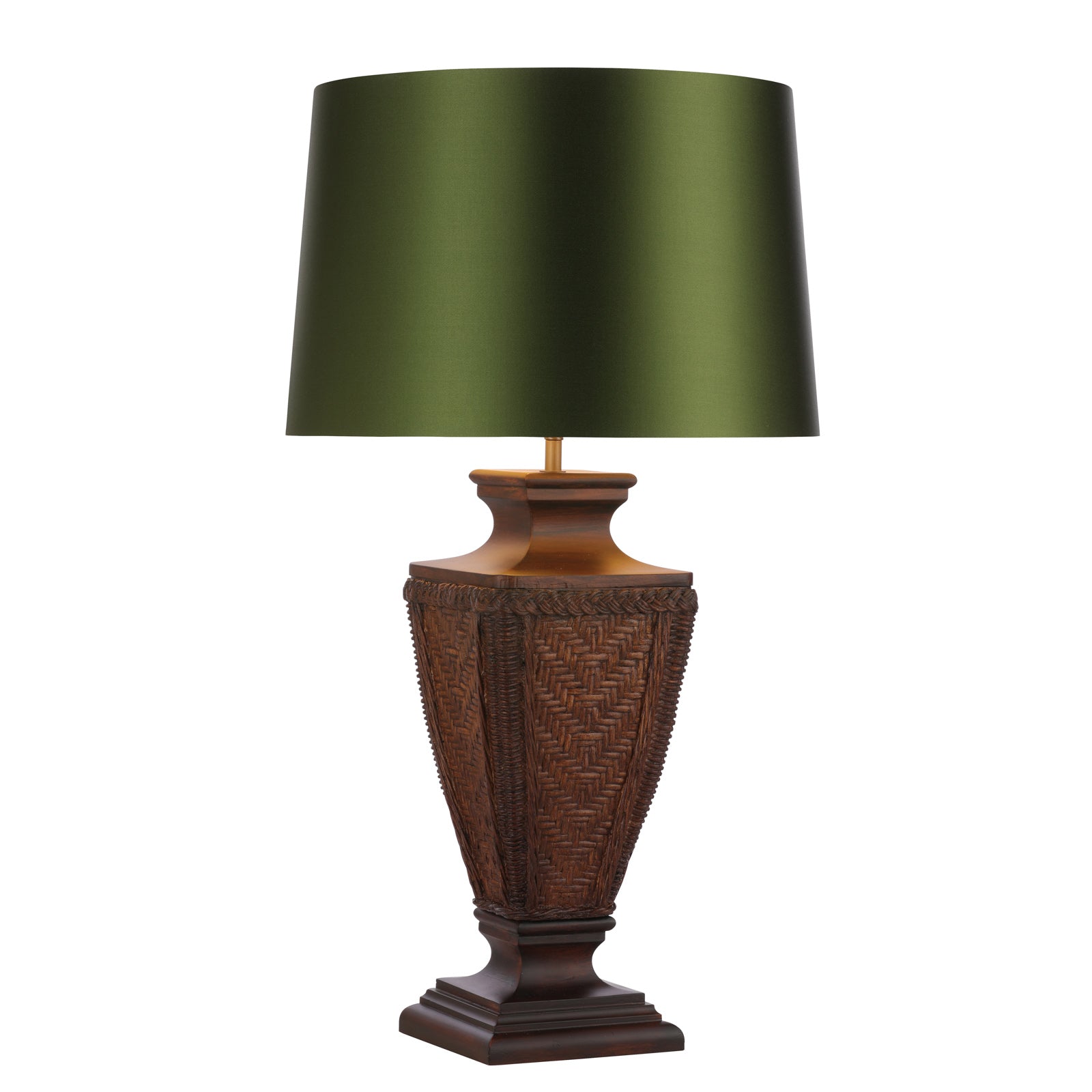 Tallow Table Lamp In Two Finishes Base Only E27